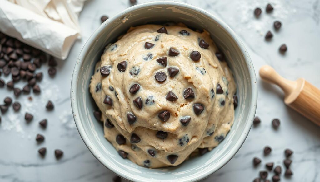 chilling cookie dough